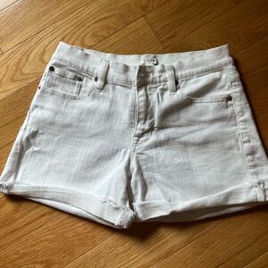 JCrew white shorts